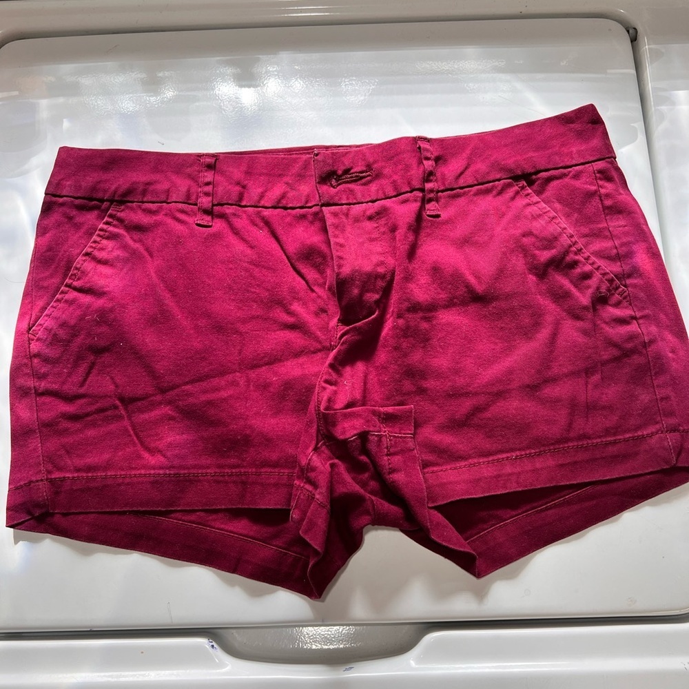 No Boundaries Deep Red Women's Shorts